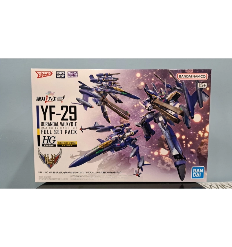 HG YF-29 杜蘭朵女武神麥克斯機 1/100