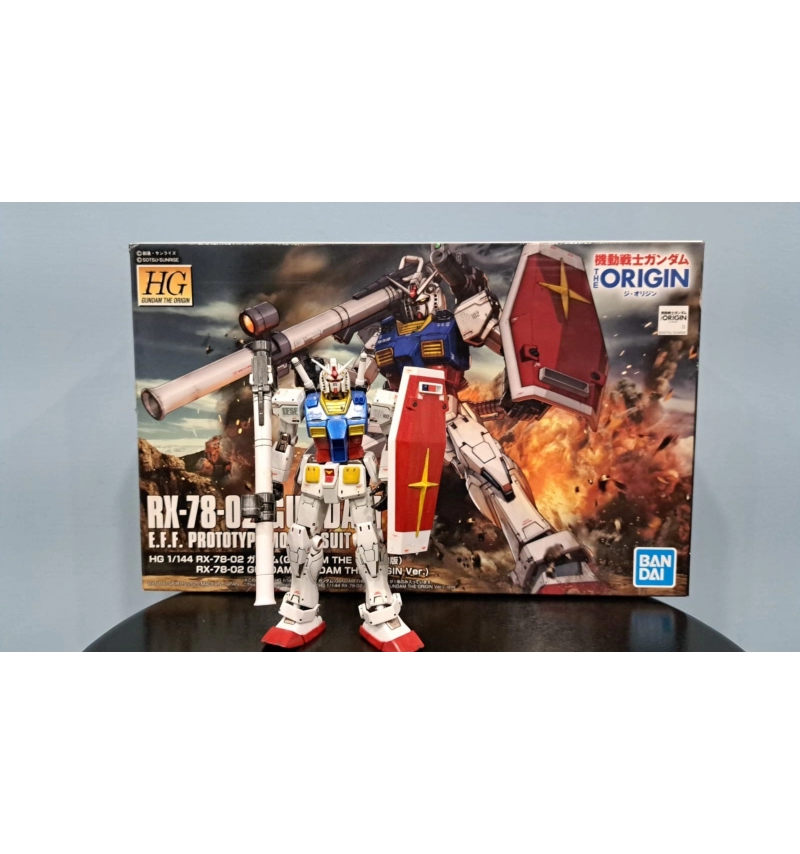 HG RX-78-02 鋼彈初鋼 #026 1/144 噴塗成品